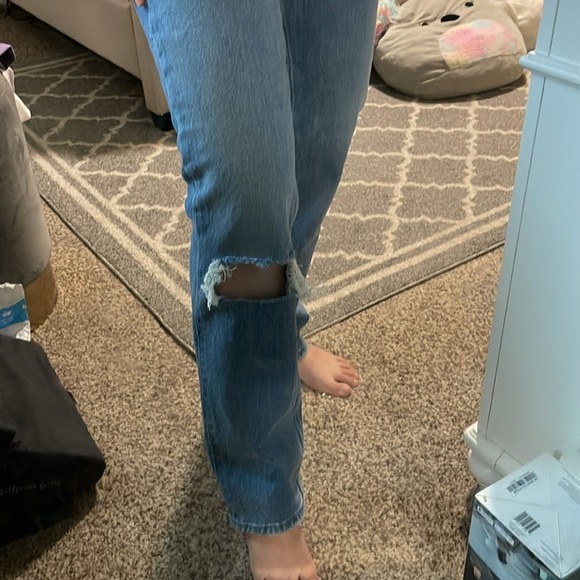 New with tags 90s straight Low rise Abercrombie jeans - Picture 5 of 14